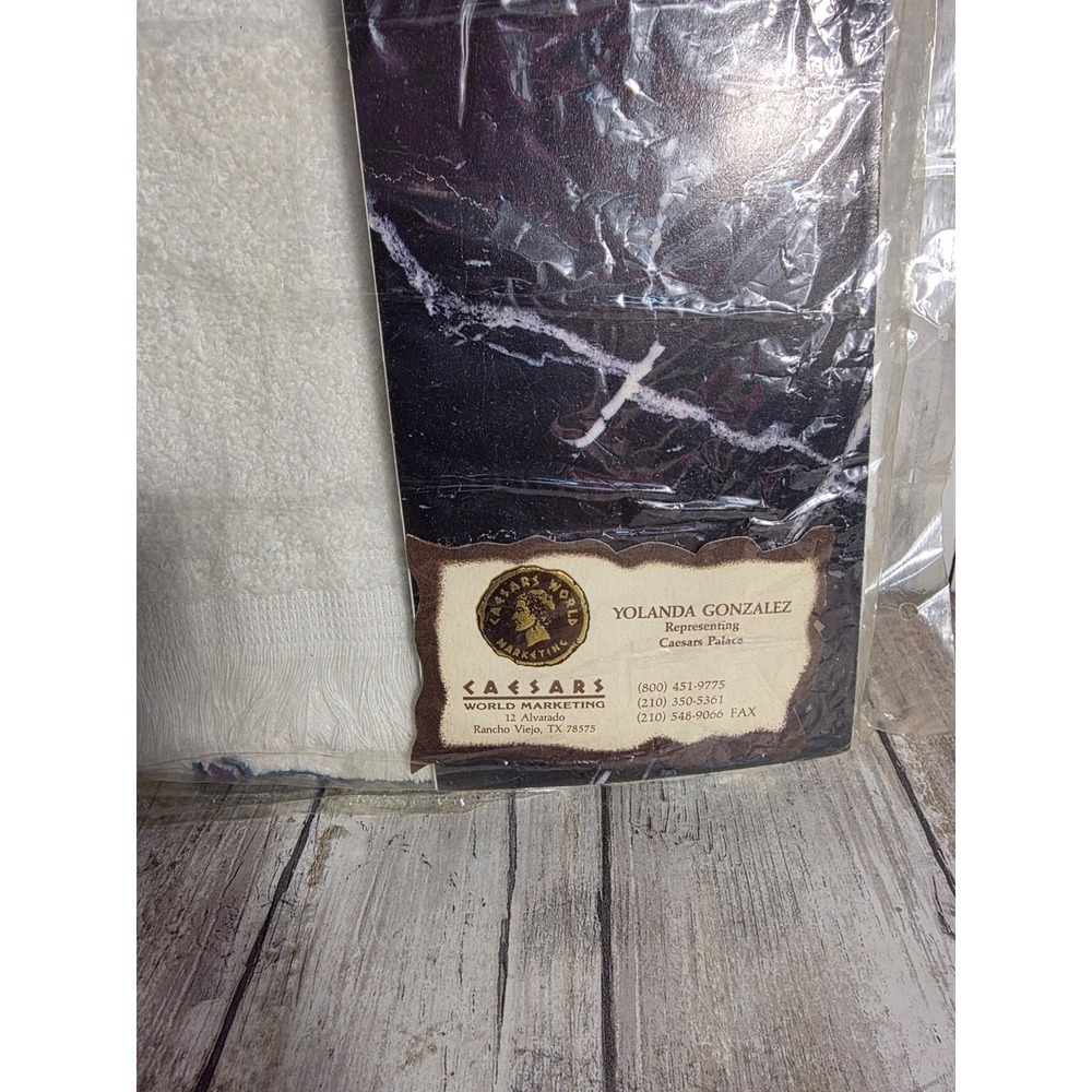 Vintage Caesars Palace Vegas Teddy Golf Towel New Sealed Toga‎ Bear Las Vegas - Picture 6 of 7